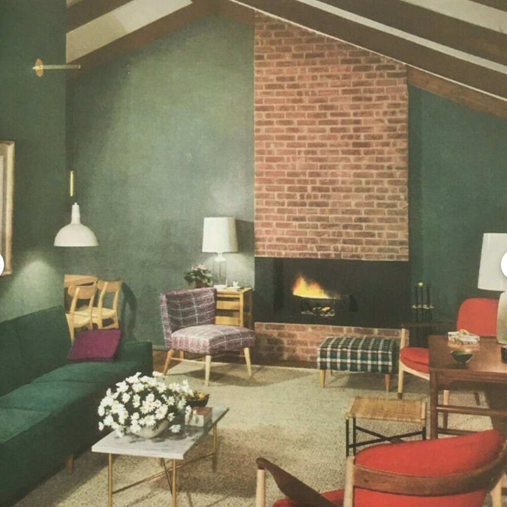 Ladies Home Journal Book of Interior Decoration Elizabeth Halsey 1954 Midcentury